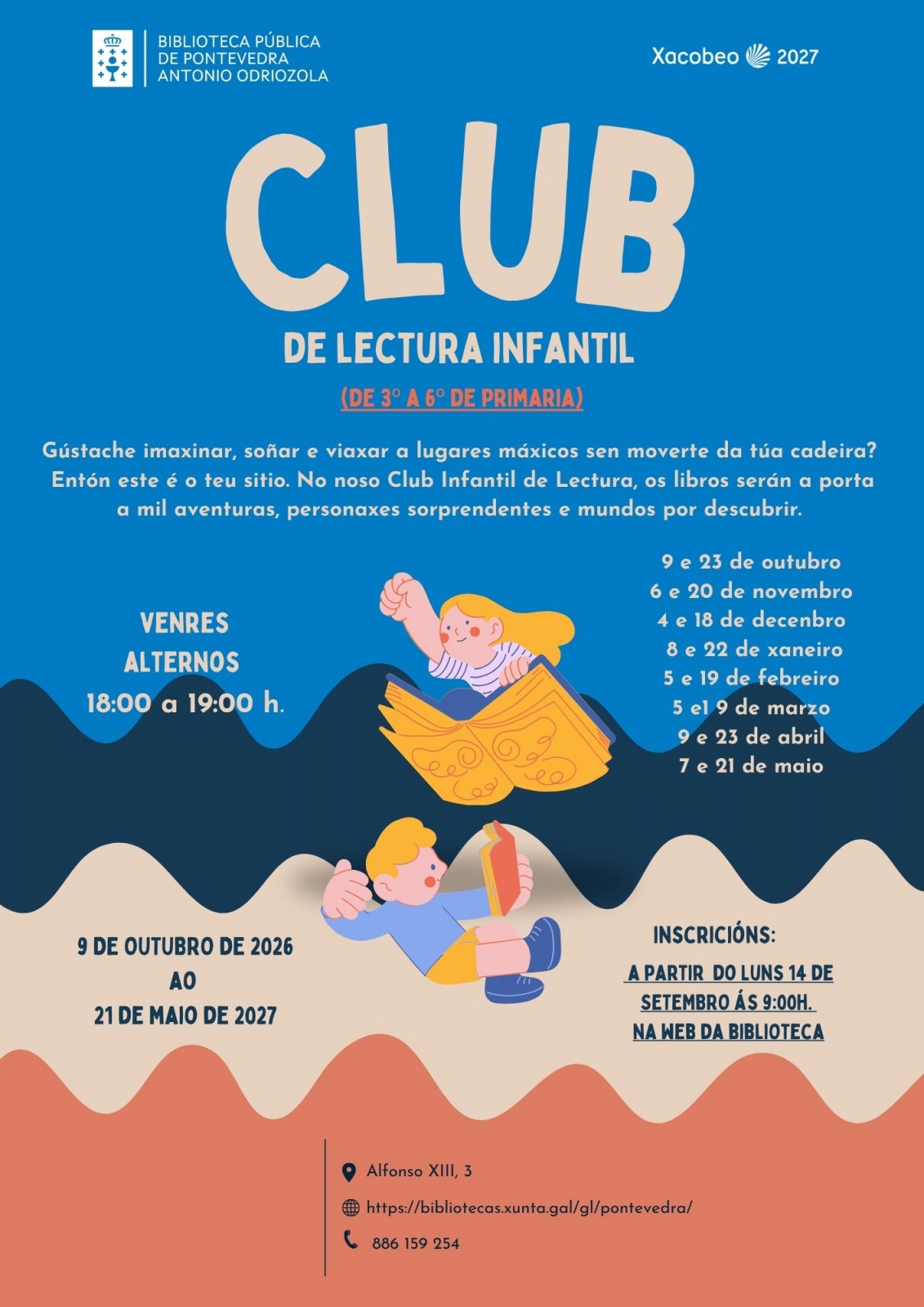 Club de lectura infantil en Pontevedra