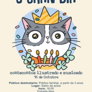 Contacuentos ilustrado y musicado en la Biblioteca Pública de Pontevedra Antonio Odriozola