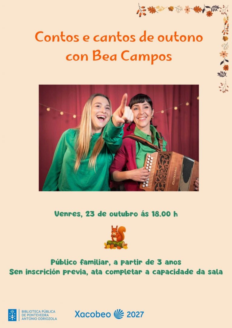 Cuentos y canciones de otoño en Pontevedra
