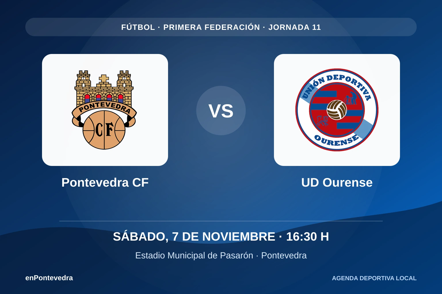 Pontevedra CF contra UD Ourense