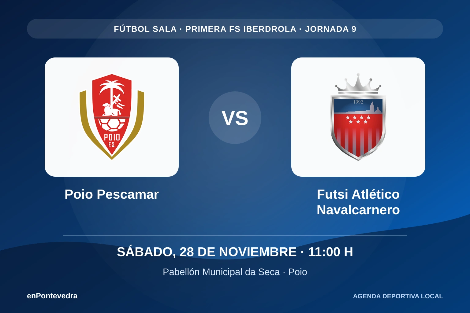 Poio Pescamar contra Futsi Atlético Navalcarnero