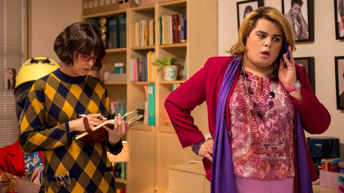 Proyección de 'Paquita Salas' en la Facultade de Comunicación del Campus de Pontevedra