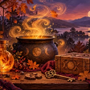 Ilustración de A pócema do Samaín · Soutomaior e Arcade