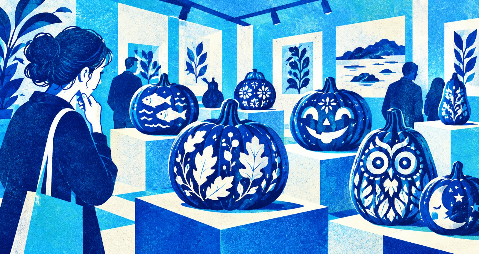 Ilustración de Exposición y concurso de calabazas · O Grove
