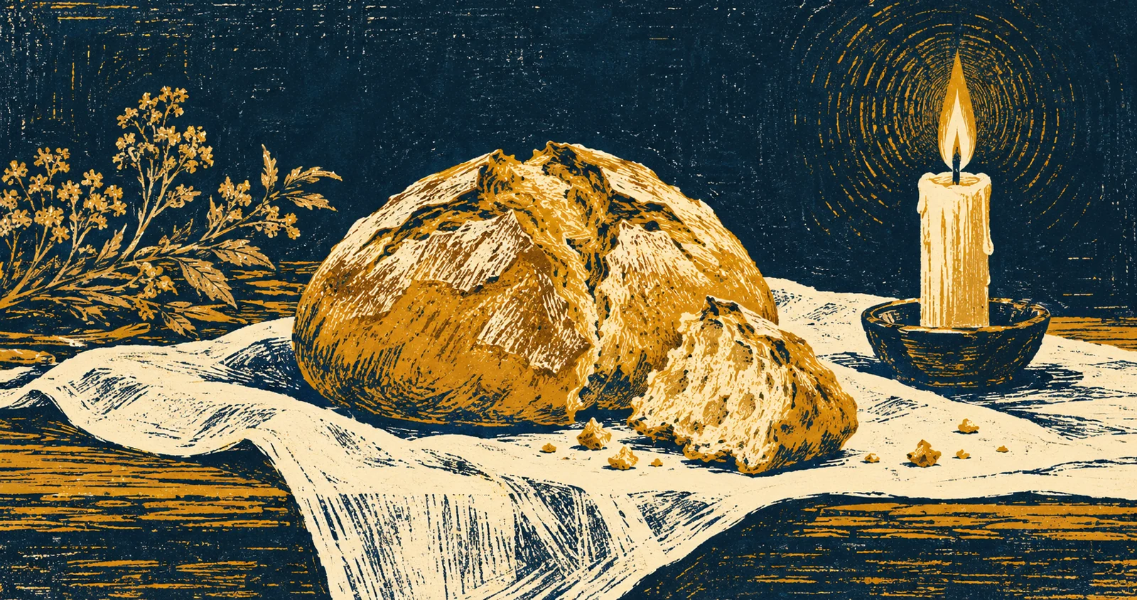 Ilustración de Pan de Ánimas en la Noite dos Calacús 2026 en Pontevedra · Pontevedra