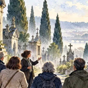 Ilustración de Visita guiada ao Cemiterio de San Amaro: «A Pontevedra do alén» (público adulto) · Pontevedra