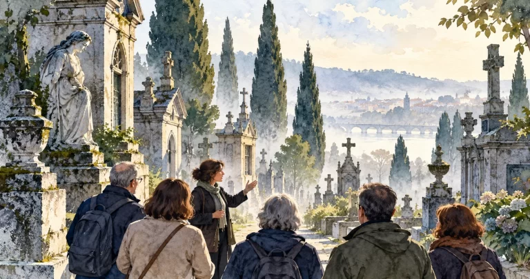 Ilustración de Visita guiada ao Cemiterio de San Amaro: «A Pontevedra do alén» (público adulto) · Pontevedra